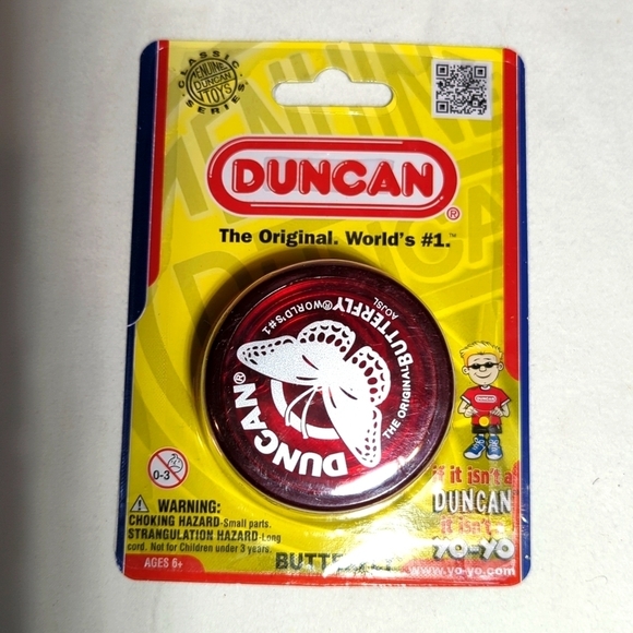 Duncan Yo-Yo Butterfly Yo Yo The Original World's #1 Red - Picture 1 of 3
